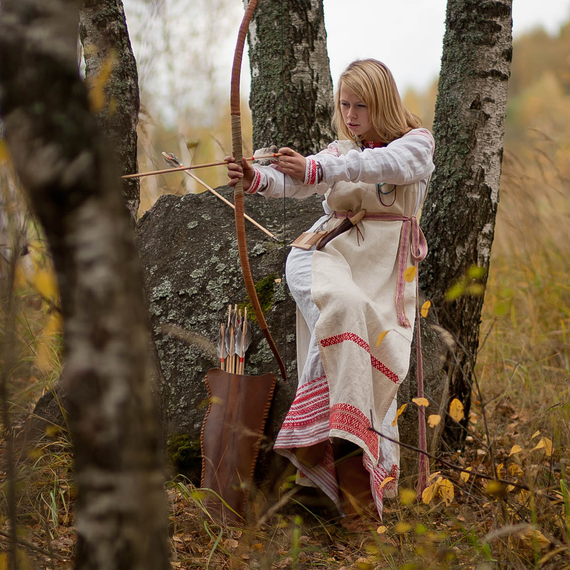 Sexy photo Girls in Slavic costumes in San Luis