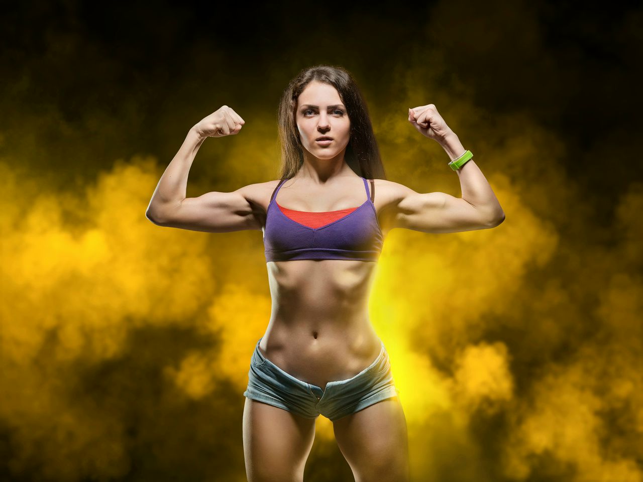 Athletic girls in San Luis